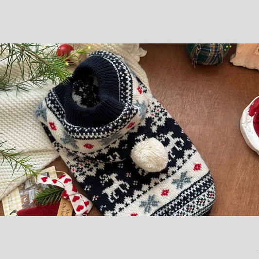 Christmas Sweater For Warm AutumnWinter Apparel For Devon Siamese And Abyssinian Hairless Cats