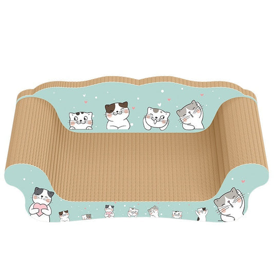 Sofa With Scratching Board Chamfer Socket Integrated Wear-resistant