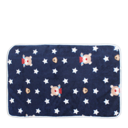 Four Seasons Blanket Kennel Pad Warm Coral Fleece