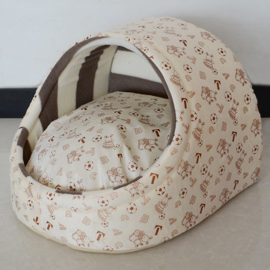 Removable and washable autumn pet nest