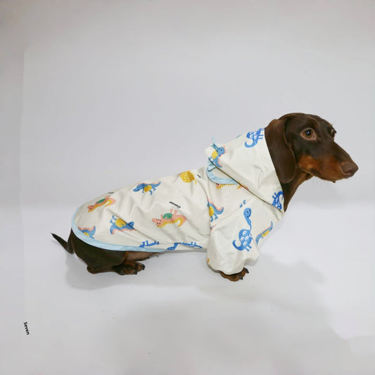 Pet Clothes Spring And Summer Dinosaur Splash-proof