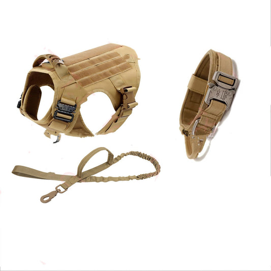 Tactical Dog Vest For Medium To Large Pets Quick-release Design Ideal For Training And Outdoor Use With Big Dogs