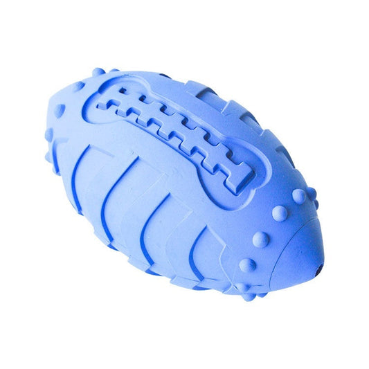 Bite-resistant Teeth Cleaning Interactive Training Ball Vocal Rugby Toy