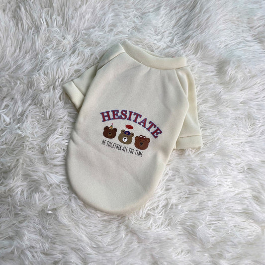 Korean Version Of Warm Cartoon Plush Dog Clothes