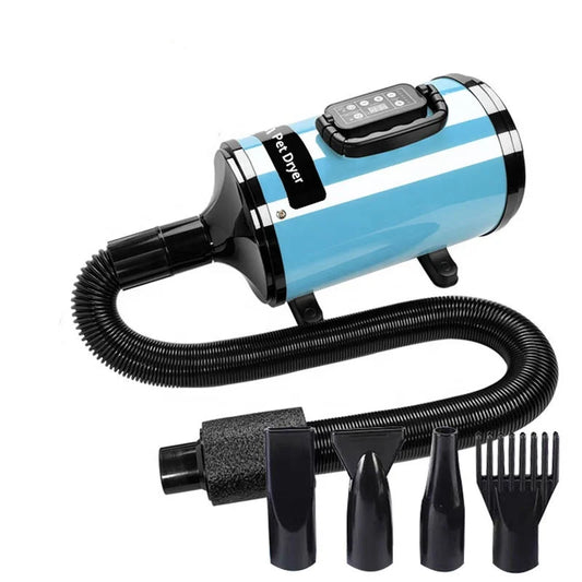 KFX-119763 Adjustable Speed Silent Pet Hair Dryer for Dogs and Cats, 220V, Multiple Colors Available