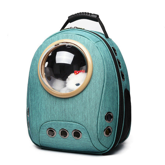 KFX-2858045 Space Capsule Oxford Cloth Pet Carrier Bag for Cats and Small Dogs up to 10 kg - 32CM x 42CM x 20CM