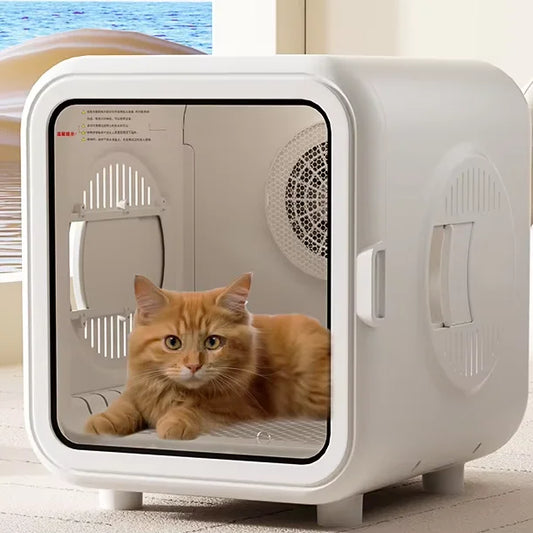 KFX-291667 Automatic Pet Hair Dryer Box with Speech Control and Temperature Control for Small Dogs and Cats