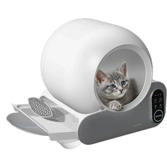 KFX-293843 Smart Automatic Cat Litter Box, 70L Ultra Capacity with App Control, Odor Control, Easy to Clean, Eco-Friendly Design