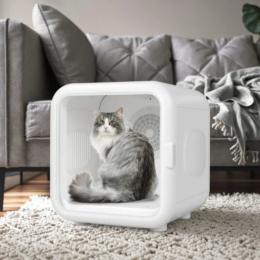 KFX-357203 Large Capacity 62L Automatic Pet Hair Dryer Box with Adjustable Speed and Temperature Control