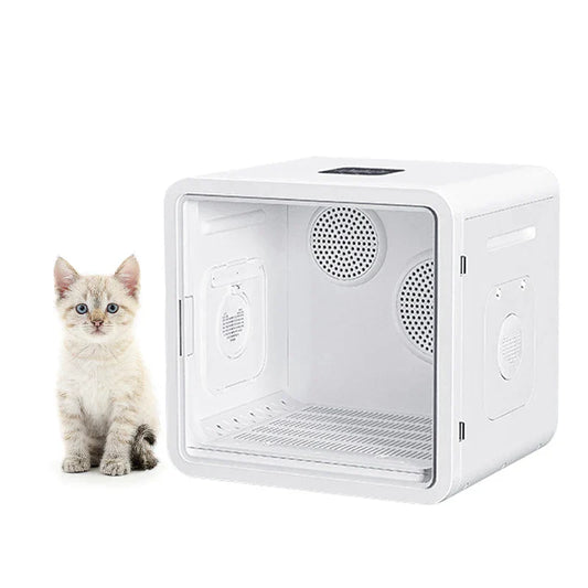 KFX-366099 Automatic Pet Dryer Box with Intelligent Temperature Control for Cats and Dogs - Quiet and Efficient Design