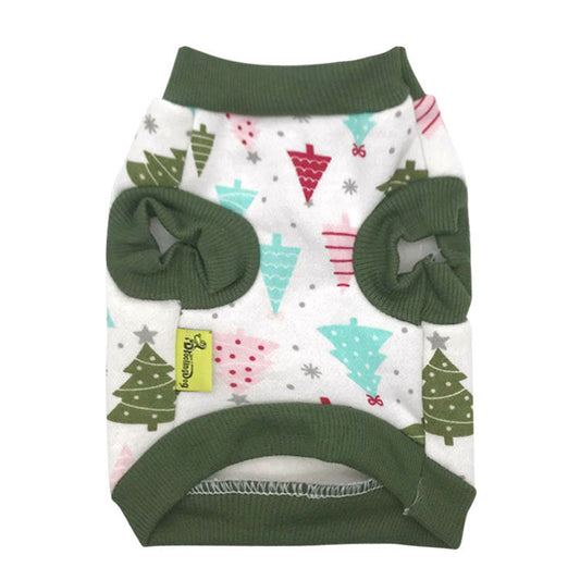 KFX-3741629 Festive Fleece Vest for Dogs and Cats - Casual Holiday Outfit