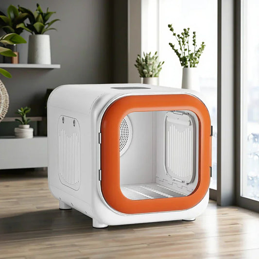 KFX-389971 Eco-Friendly Electric Pet Hair Dryer Box with Noise Reduction, 7kg Capacity for Dogs and Cats