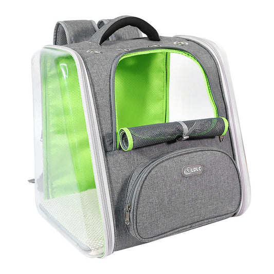 KFX-3939389 Transparent Window Pet Backpack with Ventilation Holes for Comfort