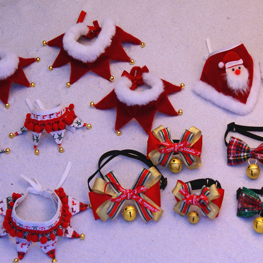 KFX-4151613 Pet Winter Triangle Scarf – Multiple Christmas Designs and Sizes Available