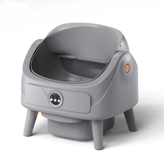 KFX-417171 Eco-Friendly Large Capacity Automatic Cleaning Cat Litter Box - Easy to Clean, Open Top Design