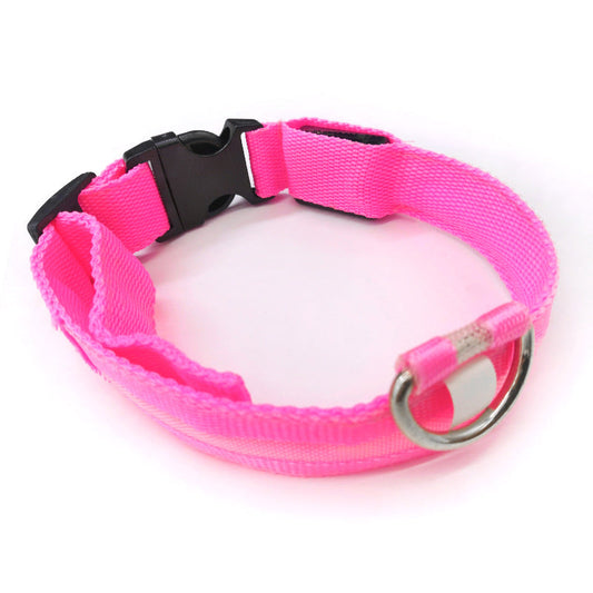 KFX-4633021 Luminous Anti-Lost Dog Collar with Geometric Patterns and Multiple Color Options