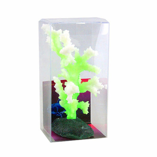 KFX-4886717 Artificial Coral Tree - SH205S (14x11x9cm) & SH202B (7x7x9cm) - Decorative Plastic Flower Accent