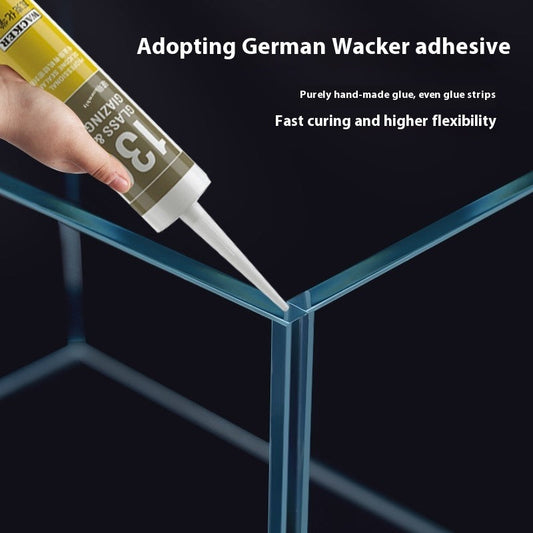 KFX-4985021 Medium Glass Fish Tank for Home or Office Desk