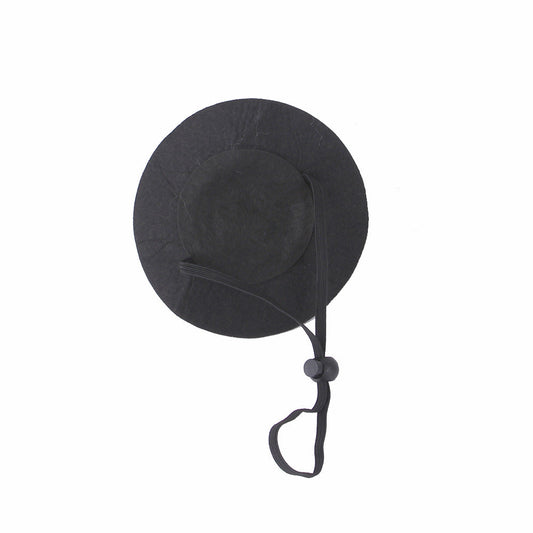 KFX-5007805 Smiling Pumpkin Cat Halloween Hat - Woven Cloth Headgear for Pets