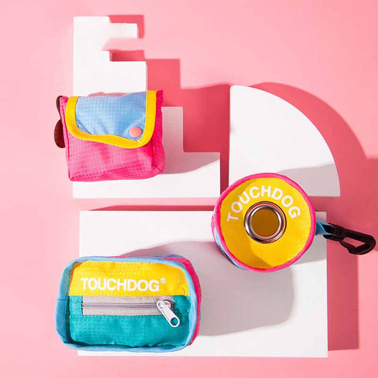 KFX-5217341 Three-in-One Canvas Travel Bag for Pets - Universal for Cats and Dogs, Available in Rose Red, Orange Yellow, Grass Green