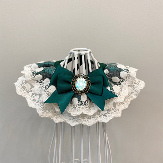 KFX-5495101 Pet Scarf Bib Triangle Towel in Green and Dark Blue for Small to Extra Large Pets