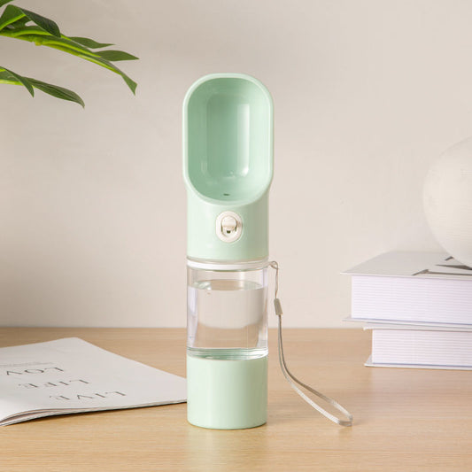 KFX-5741245 Portable Multifunctional Pet Water Cup for Outdoor Use - Available in Gray, Blue, Green, Pink