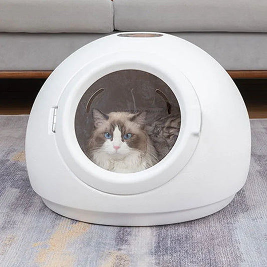 KFX-580819 Eco-Friendly 55L Automatic Smart Cat Hair Dryer with Low Noise Design for All Seasons