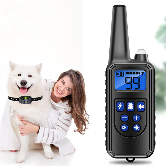 KFX-6060605 Electric Shock and Vibration Training Collar for Dogs - Adjustable Remote Control Options