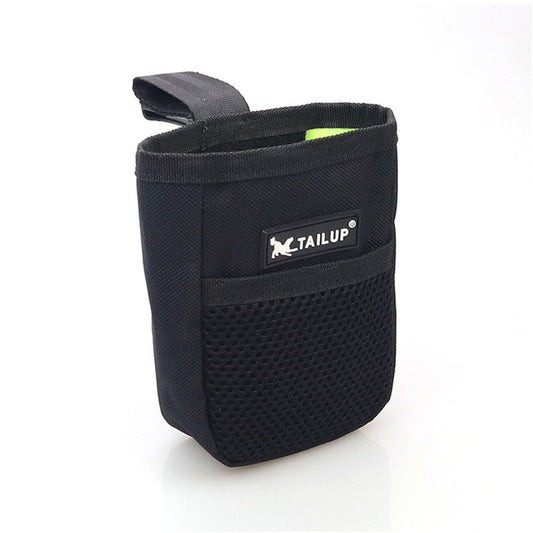 KFX-6200381 Portable Outdoor Dog Snack Pack - Soft Oxford Fabric, 9x4x13cm, Geometric Design