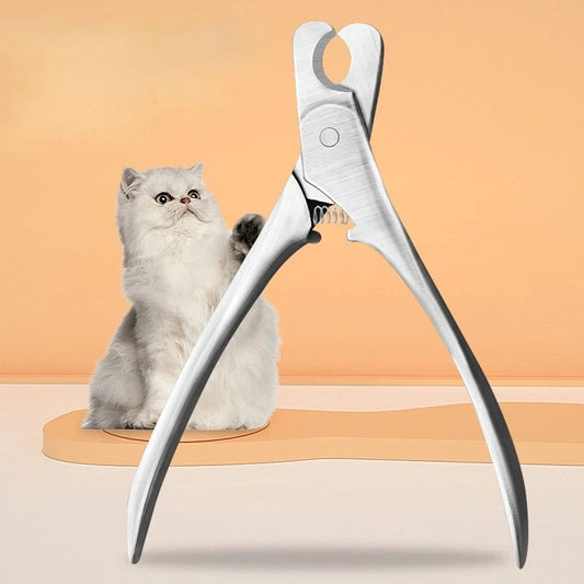KFX-6349757 Stainless Steel Pet Nail Clipper for Safe and Precise Grooming of Dogs and Cats