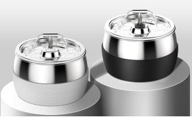 KFX-6396605 Stainless Steel Pet Water Dispenser with Multiple USB Interface Standards