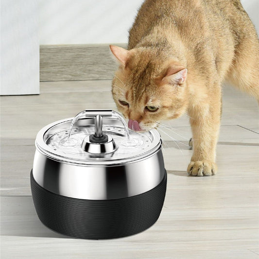 KFX-6396605 Stainless Steel Pet Water Dispenser with Multiple USB Interface Standards