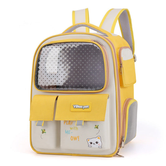 KFX-6462525 Large Capacity Breathable Cat Bag in Multiple Colors