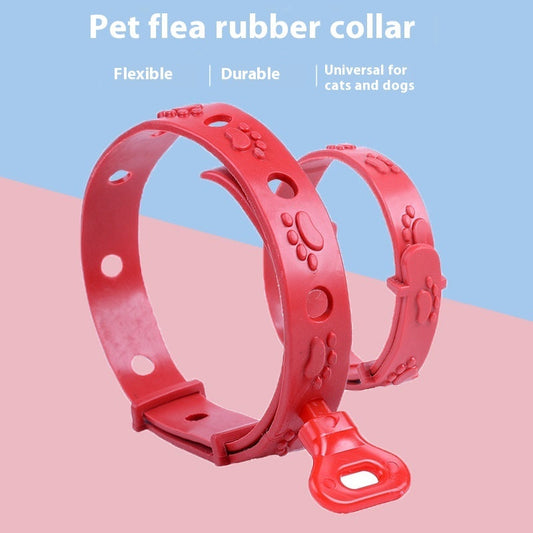 KFX-6468029 Anti-Flea and Mosquito Repellent Dog Collar - 42cm Plastic Pet Protection