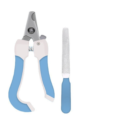 KFX-6479037 Ergonomic Cat Nail Clippers with Nail File for Cats, Dogs, and Rabbits - Safe and Easy Pet Nail Trimming