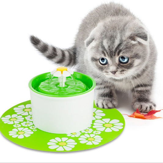 KFX-6521917 Automatic Pet Water Fountain for Dogs and Cats, BPA-Free with Activated Carbon Filter, 1.6L Capacity, Quiet Submersible Pump