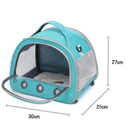 KFX-6605117 Portable Foldable Birdcage Bag for Small Pets - Parrots, Hamsters, and Pigeons - Available in Two Sizes