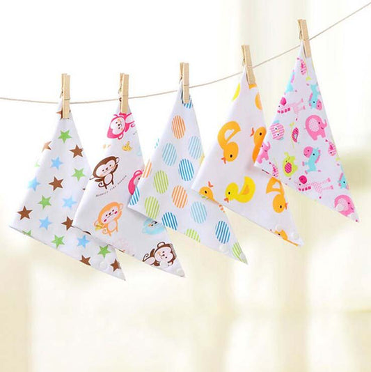 KFX-6904125 Adjustable Anti-Slobber Baby Towel - Soft Cloth, 41x29cm