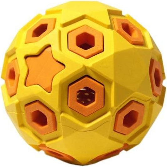 KFX-6970557 Durable Molar Dog Toy with Sound for Large Breeds - Eco-Friendly Rubber Chew Toy