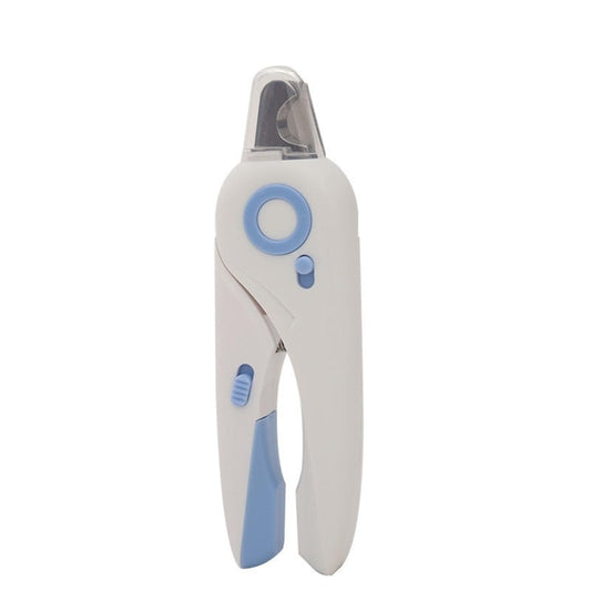 KFX-7163709 LED Light Cat Nail Clippers with Precision Stainless Steel Blade and Hidden Nail File