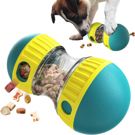 KFX-7265469 Interactive Slow Feeder Puzzle Toy for Dogs - Adjustable Treat Dispenser for Mind and Body Stimulation