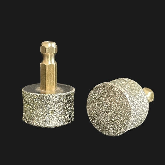 KFX-7425853 Pet Nail Grinding Head with Copper Handle – 60 & 80 Mesh Diamond Trimming Tool