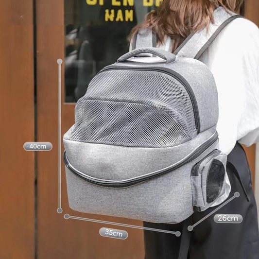 KFX-7576637 Spacious Dual-Use Pet Backpack in Various Colors for Pets Up to 15 Pounds