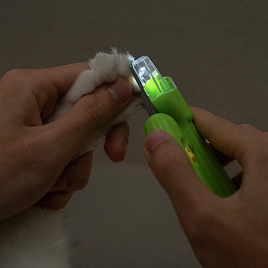KFX-7753533 Cactus Shaped Pet Nail Clipper with White Light and Ringworm Light