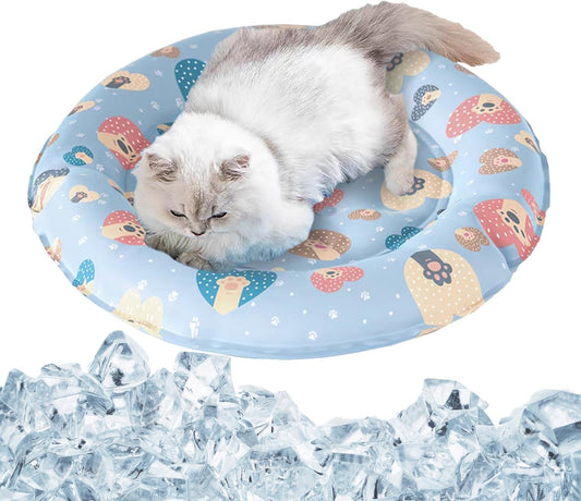 KFX-7789757 Cooling Pet Mat for Cats and Dogs - Soft and Comfortable Cushion for Summer Use