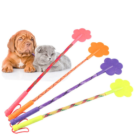 KFX-7857085 Dog Training Clicker Stick - Target Wand for Effective Pet Training, TPR and Polyester Fabric, 43cm & 62cm Options