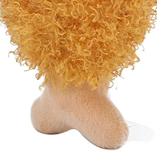 KFX-7920829 Durable Plush Chicken Drumstick Pet Chew Toy for Dogs - Soft, Sound-Activated, and Eco-Friendly