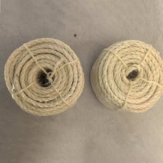 KFX-7957181 Sisal Hemp Rope for Cat Climbing Frames & Scratching Posts - Available in 15m, 30m, and 60m Lengths