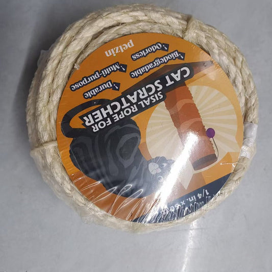 KFX-7957181 Sisal Hemp Rope for Cat Climbing Frames & Scratching Posts - Available in 15m, 30m, and 60m Lengths