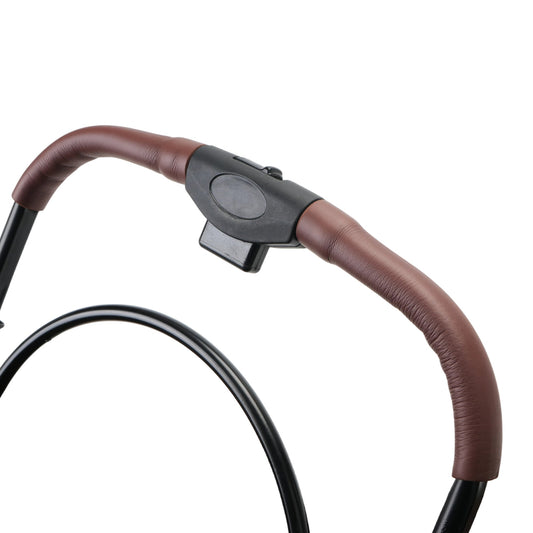 KFX-8264765 Foldable 4-Wheel Pet Stroller with 360° Rotating Wheels, Detachable Carrier, and Travel Bag for Small Dogs and Cats